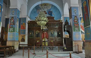 Eglise saint Georges, Madaba, Jordanie Photographie : E. Pastore