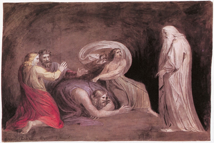 blake_the_witch_of_endor_raising_the_spirit_of_samuel_1783_pen_and_watercolor_new_york_public_library